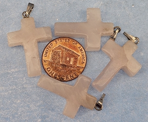 Rose Quartz Cross